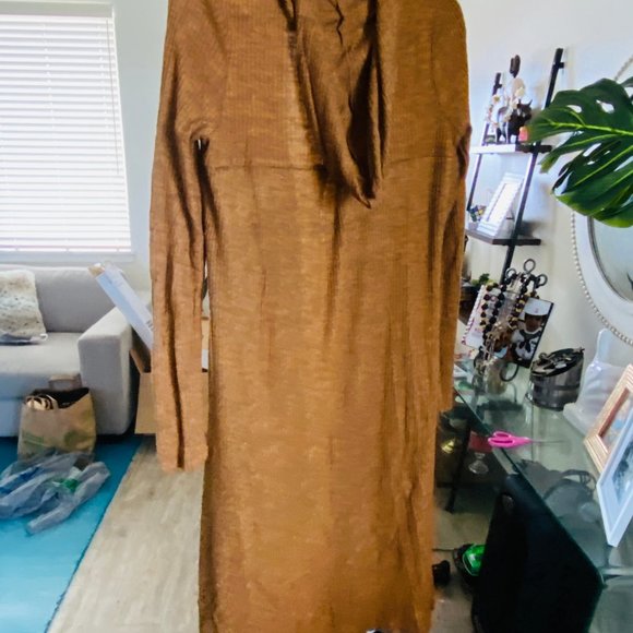 Mustard Cardigan with Hood - Picture 2 of 2